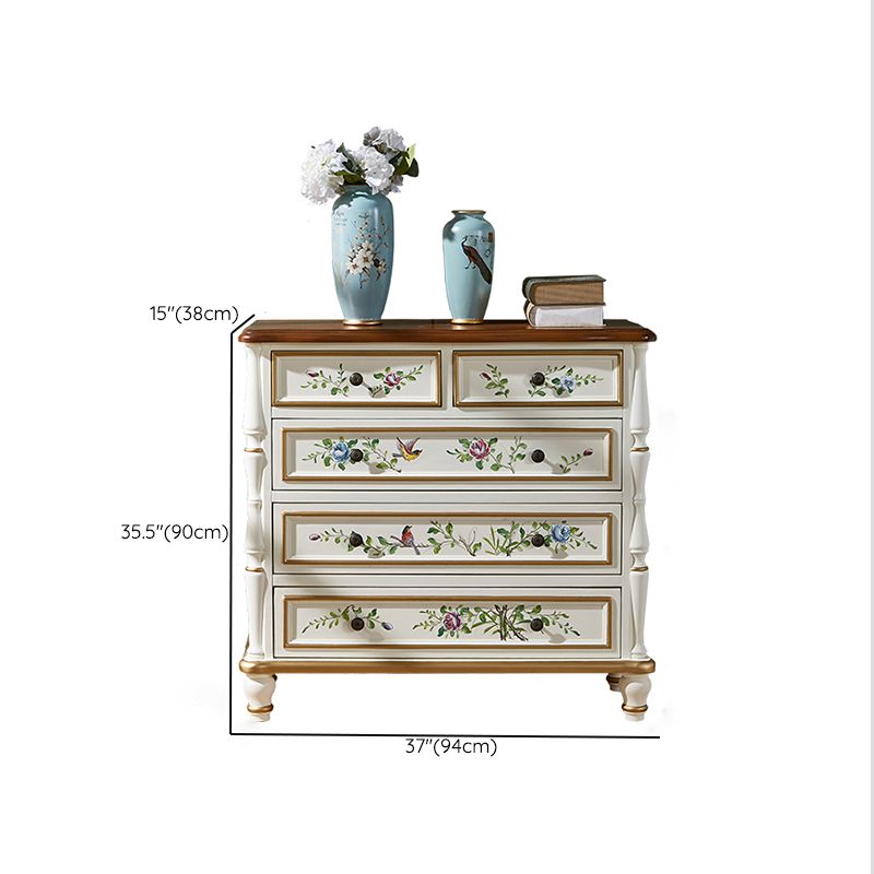 Horizontal Storage Chest Dresser Traditional Dresser with Drawers Clearhalo 'Bedroom Furniture' 'Dressers & Chests' 'dressers_chests' 'furn' 'furn_dressers_chests' 'Furniture' 1200x1200_0c5ff2ed-f61e-4404-a360-ed9d48ad8372