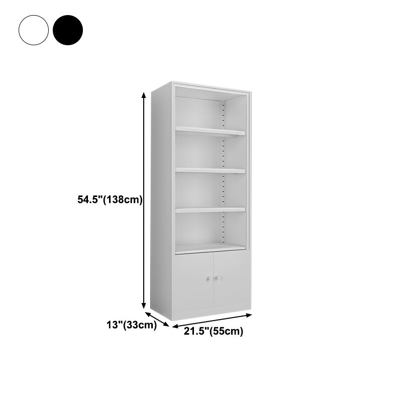 Closed Back Bookshelf Contemporary Style Bookcase for Study Room Office Clearhalo 'Bookcases' 'furn' 'furn_bookcases' 'Furniture' 'furniture_bookcases' 'Office Furniture' 1200x1200_0c602723-3ccb-450b-ad5c-3e41efb35599