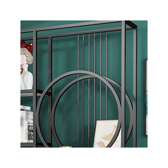 Industrial Open Etagere Bookshelf Iron Frame Manufactured Wood Shelf Bookshelf Clearhalo 'Bookcases' 'furn' 'furn_bookcases' 'Furniture' 'furniture_bookcases' 'kitchen' 'kitchen_bookcases' 'Living Room Furniture' 'Office Furniture' 1200x1200_0c654f65-339a-40f1-820a-ddb80c989489