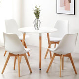 Modern Beech Solid Back Side Chair Matte Finish Upholstered Dining Chair Clearhalo ' kitchen&dining_furn' 'Dining Chairs' 'Dining Tables & Seating' 'dining_chair' 'Furniture' 'furniture_dining_chair' 'Kitchen & Dining Furniture' 'kitchen' 1200x1200_0c65eda2-4a28-40ed-83b7-20c8bed606e7