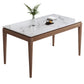 Rectangle Mid-Century Modern Dining Table White Sintered Stone Table with 4 Ash Solid Wood Legs Clearhalo ' dining_table' 'Dining Tables & Seating' 'Dining Tables' 'furn' 'furn_dining_table' 'Furniture' 'furniture_dining_table' 'Kitchen & Dining Furniture' 'kitchen&dining_furn' 'kitchen' 'kitchen_dining_table' 1200x1200_0c667557-55bd-456d-bfd7-297fac2a0505