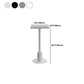 Industrial Style Bar Table Stone Pedestal Base Bar Dining Table for Indoor