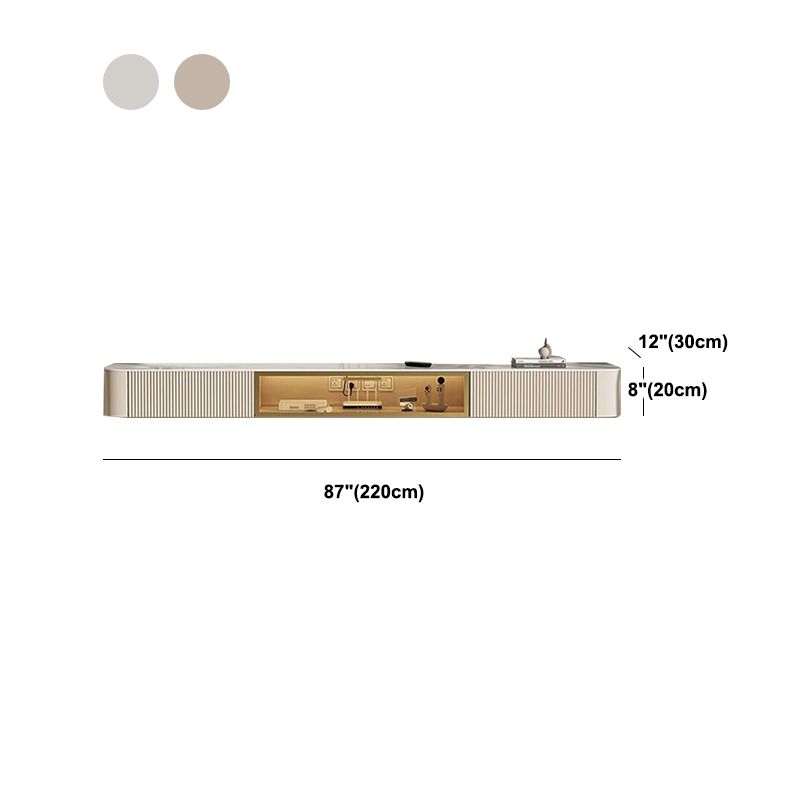 Armadio TV in ardesia Stile splendido Simple casa TV montata a parete console