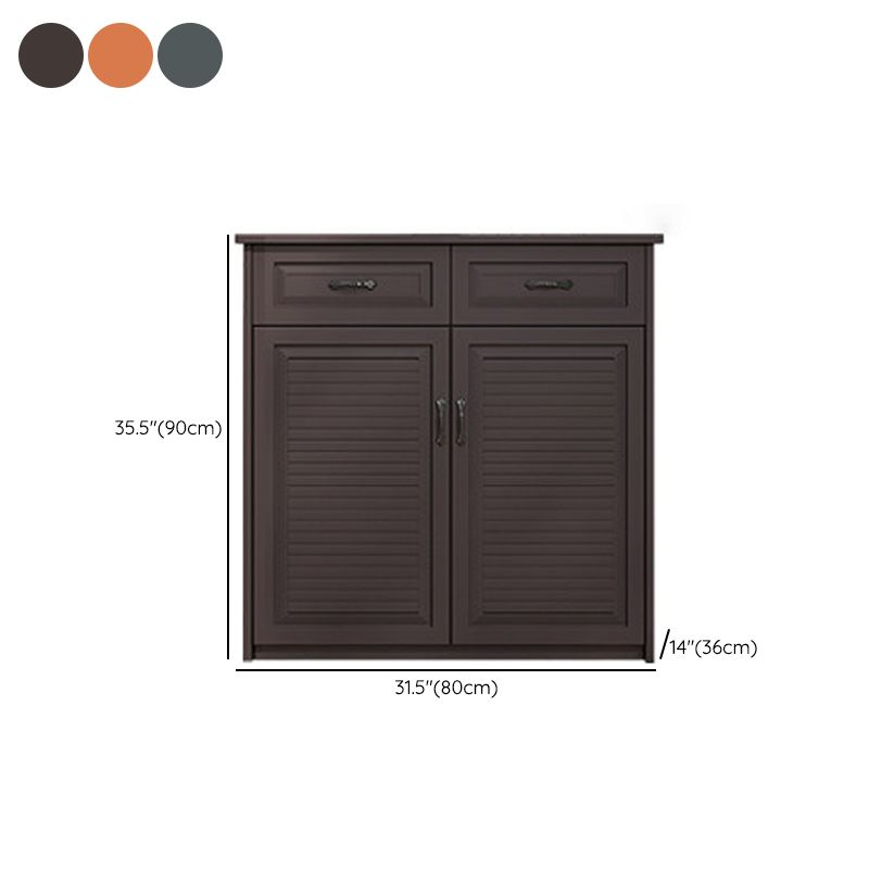 Cosco contemporáneo de la mesa del aparador con puertas para la cocina