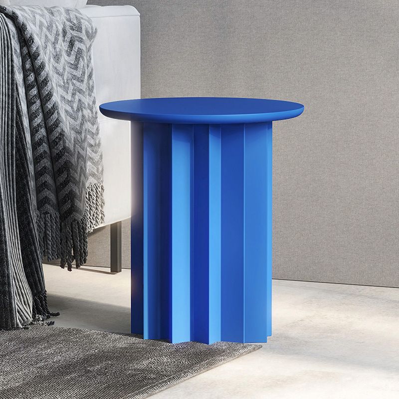 Tableau latérale en bois massif rond scandinave rond