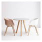Contemporary Style Dining Room Chairs Solid Arm Chair with Wooden Legs Clearhalo ' kitchen&dining_furn' 'Dining Chairs' 'Dining Tables & Seating' 'dining_chair' 'Furniture' 'furniture_dining_chair' 'Kitchen & Dining Furniture' 'kitchen' 1200x1200_0c756c9e-2320-46e8-b561-8b5bd0a659fe
