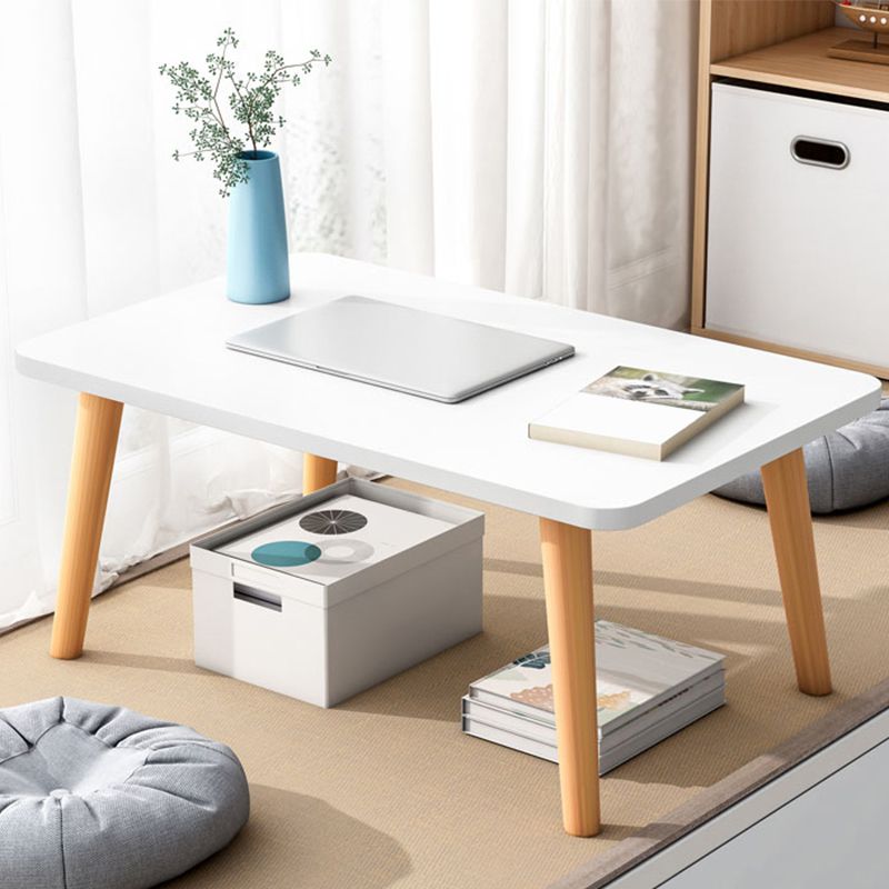 Moderno semplice 1 tavolino da caffè singolo tavolino in legno - 15,75 "D