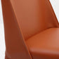 Contemporary Armless Home Side Chair Faux Leather Low Back Dining Chair