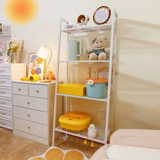 スタディルーム用のコンテンポラリーメタルブックケースオープンシェルフ本棚