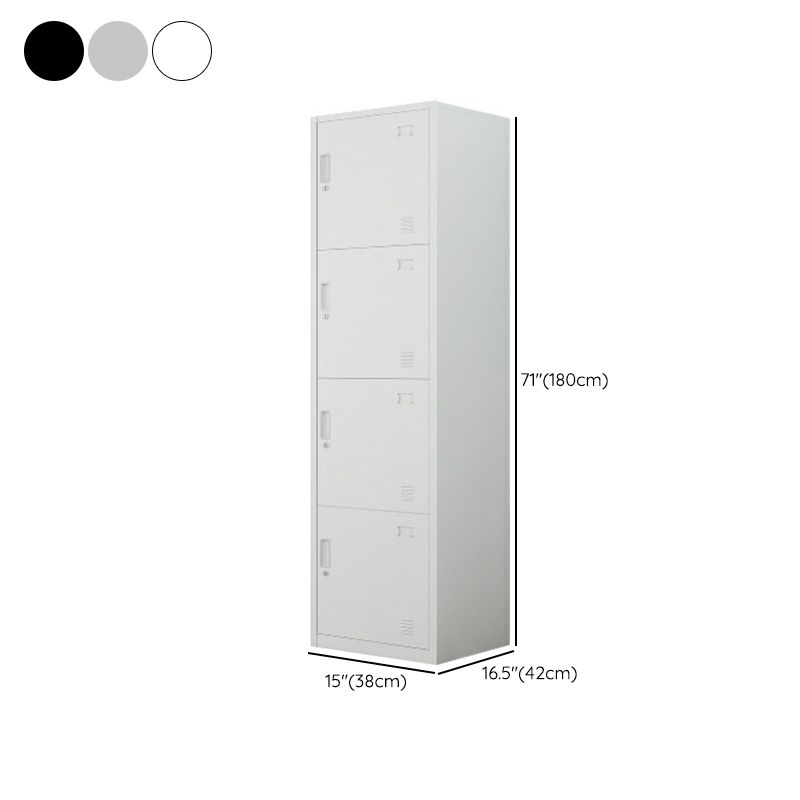 Industrial Steel Wardrobe Closet Hinged Storage Cabinet with Lock