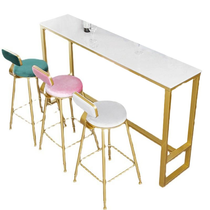 Table à manger en pierre de bar à glamour