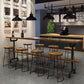 Brown Industrial Style Bar Table Pine Wood Milk Tea Shop Casual Bar Table Clearhalo 'Bar Furniture' 'Bar Tables' 'bar_tables' 'furn' 'furn_bar_tables' 'Furniture' 'furniture_bar_tables' 'Kitchen & Dining Furniture' 1200x1200_0c7bd1f3-29e2-4860-8b17-69c9d9afaa41