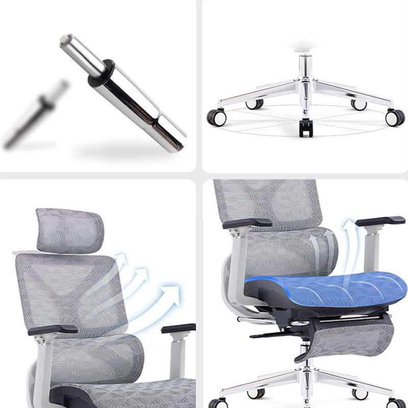 Modern Removable Arms Office Chair No Distressing Ergonomic Chair with Breathable Back Clearhalo 'furn' 'furn_office_chair' 'Furniture' 'Office Chairs' 'Office Furniture' 'office_chair' 1200x1200_0c7ccb1c-b4ce-44fb-8c0c-d9dabefd0732