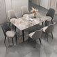 Modern Style Leather Dining Chairs Solid Back Armless Dining Side Chairs Clearhalo ' kitchen&dining_furn' 'Dining Chairs' 'Dining Tables & Seating' 'dining_chair' 'furn' 'furn_dining_chair' 'Furniture' 'furniture_dining_chair' 'Kitchen & Dining Furniture' 'kitchen' 1200x1200_0c7de33d-f988-4141-b9f5-8ade2f7f1788