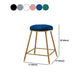 Contemporary Bar Stool Round Seat Barstool with Footrest and Metal Base Clearhalo 'Bar Furniture' 'Bar Stools' 'bar_stools' 'furn' 'furn_bar_stools' 'Furniture' 'Kitchen & Dining Furniture' 1200x1200_0c7f2828-62cb-4b75-8381-f8048e6bbd4b