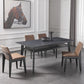 Modern Sintered Stone Top Dining Set Rectangle 1/2/5/7 Pieces Wooden Dining Room Table Set Clearhalo 'Dining Room Sets' 'Dining Tables & Seating' 'dining_room_set' 'furn' 'furn_dining_room_set' 'Furniture' 'Kitchen & Dining Furniture' 1200x1200_0c7f4e3e-49ff-42bc-865a-8ba040b30187