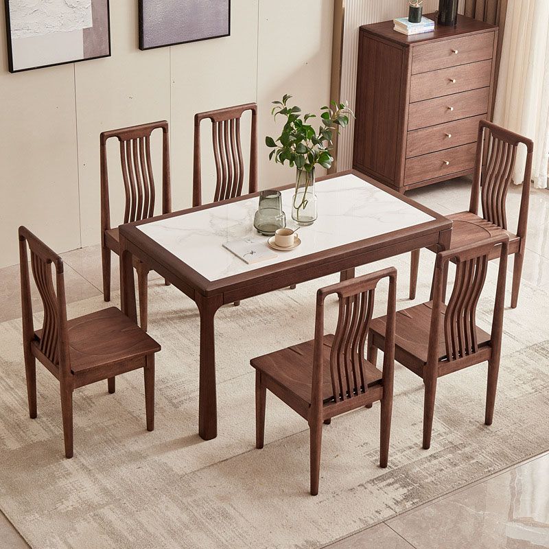 Sintered Stone Top Table Rectangle Dining Table for Dining Room Clearhalo 'Dining Tables & Seating' 'Dining Tables' 'dining_table' 'furn' 'furn_dining_table' 'Furniture' 'Kitchen & Dining Furniture' 1200x1200_0c81ac3d-e22f-4a16-87ed-bd102024fe23