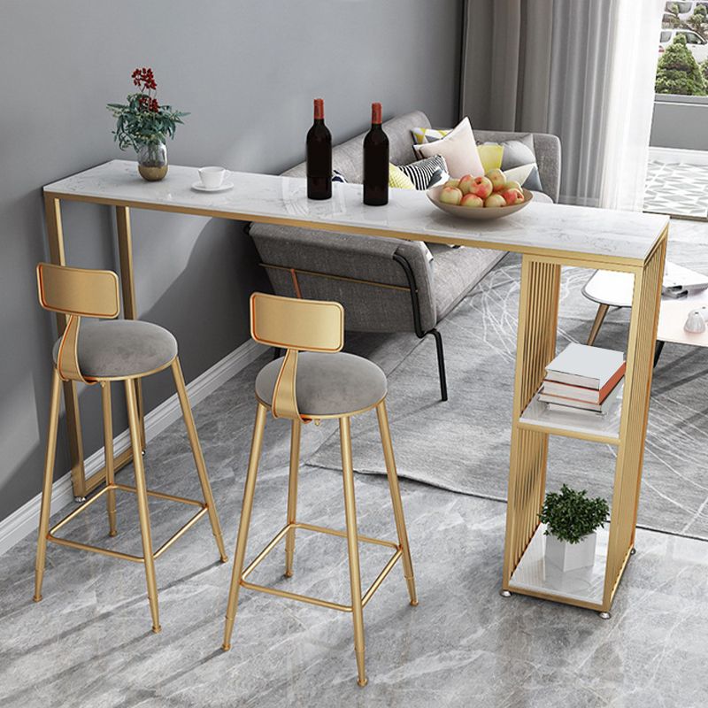 Industrial Bar Table Bar Height Rectangle Pub Table for Indoor Clearhalo 'Bar Furniture' 'Bar Tables' 'bar_tables' 'furn' 'furn_bar_tables' 'Furniture' 'Kitchen & Dining Furniture' 1200x1200_0c82fd55-0adb-4c76-bcb5-42999139e977