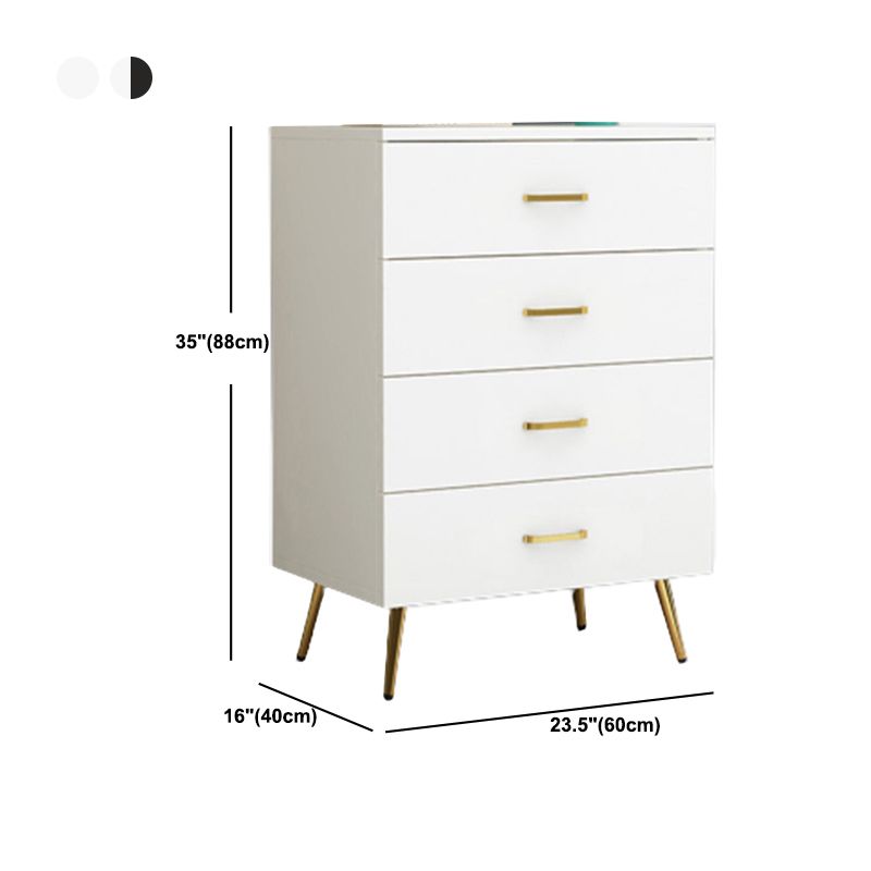 Cassa di accento di legno largo 15,75 "con cassetti morbidi razziali resistenti al petto