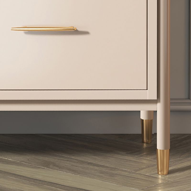 Buffet/console in legno ingegnerizzato glam con cassetti da pranzo a buffet soggiorno