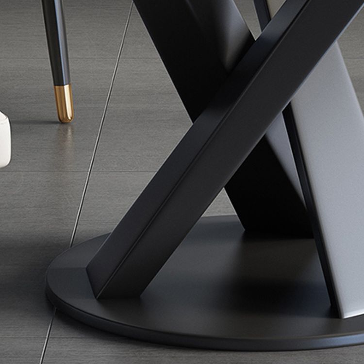 Modern Stone Dining Table Turntable Home Kitchen Pedestal Furniture Clearhalo 'Dining Tables & Seating' 'Dining Tables' 'dining_table' 'furn' 'furn_dining_table' 'Furniture' 'Kitchen & Dining Furniture' 1200x1200_0c84b464-05f9-432b-a431-cb56ed1d2b2b