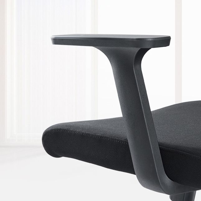 Ergonomic Mesh Desk Chair Modern Style Fixed Arms Chair with Swivel Casters Clearhalo 'furn' 'furn_office_chair' 'Furniture' 'furniture_office_chair' 'Office Chairs' 'Office Furniture' 'office_chair' 1200x1200_0c857c7a-e652-48a0-a741-34301e70db24