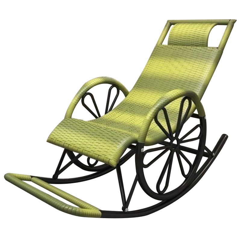 Modern Rocking Accent Chair Rattan/Wicker Rocker Chair for Porch Clearhalo 'Chairs & Seating' 'furn' 'furn_rocking_chairs' 'Furniture' 'Living Room Furniture' 'Rocking Chairs' 'rocking_chairs' 1200x1200_0c8593f4-ec8f-4c69-b3a8-cd8cdaa28620