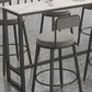 Modern 1/2/7 Pieces Bar Table Set Rectangle Stone Counter Table with Stools for Balcony Clearhalo 'Bar Furniture' 'furn' 'furn_home_bar_bar_sets' 'Furniture' 'Home Bars & Bar Sets' 'home_bar_bar_sets' 'Kitchen & Dining Furniture' 1200x1200_0c87e9aa-7abe-4e7e-b98e-ca12aea3dd51