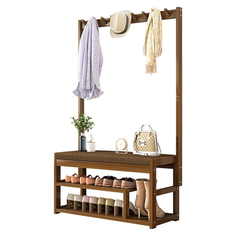 Wooden Coat Hanger Modern Style Simple Household Floor Coat Rack Clearhalo 'Entry & Mudroom Furniture' 'furn' 'furn_hall_tree_coat_racks' 'Furniture' 'Hall Trees & Coat Racks' 'hall_tree_coat_racks' 1200x1200_0c8bbe2c-5c71-4f7d-acbc-633e0384d3c2