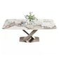 Glam Style Rectangle Table Set 1/2/5/7 Pieces Dining Set with Metal Legs Clearhalo 'Dining Room Sets' 'Dining Tables & Seating' 'dining_room_set' 'furn' 'furn_dining_room_set' 'Furniture' 'Kitchen & Dining Furniture' 1200x1200_0c8e4ff9-25c3-464c-adcd-d95381a8b60b