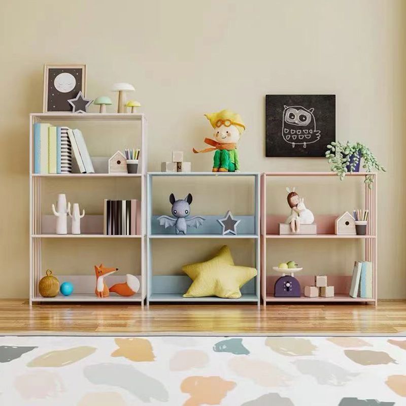 Scandinavian Metal Bookcase Standard Open Back Bookshelf with Shelves Clearhalo 'Bookcases' 'furn' 'furn_bookcases' 'Furniture' 'Office Furniture' 1200x1200_0c8e7859-2f82-4763-92d0-bd1162adaf2b