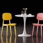 Plastic Scandinavian Armless Dining Chairs Open Back Side Chair (Set of 4) Clearhalo ' kitchen&dining_furn' 'Dining Chairs' 'Dining Tables & Seating' 'dining_chair' 'furn' 'furn_dining_chair' 'Furniture' 'furniture_dining_chair' 'Kitchen & Dining Furniture' 'kitchen' 1200x1200_0c8ea547-bfbf-452b-9168-be869f1aeb41