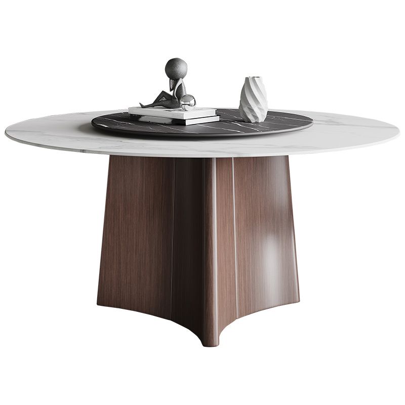 Stone Dining Table Traditional Luxury Round Dining Site Table with Pedestal Base Clearhalo ' dining_table' 'Dining Tables & Seating' 'Dining Tables' 'furn' 'furn_dining_table' 'Furniture' 'furniture_dining_table' 'Kitchen & Dining Furniture' 'kitchen&dining_furn' 'kitchen' 'kitchen_dining_table' 1200x1200_0c8f11eb-5b2b-4cc4-afac-54987551ffb1