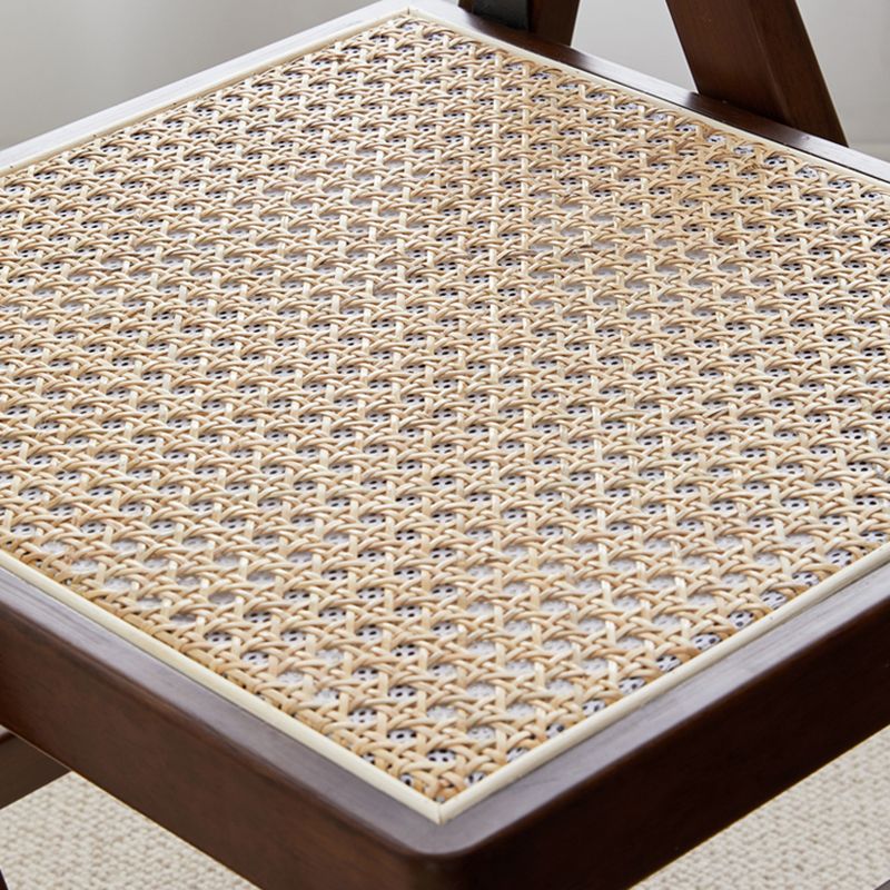 Rubberwood Contemporary Style Chair Open Back Single Dining Side Chair Clearhalo ' kitchen&dining_furn' 'Dining Chairs' 'Dining Tables & Seating' 'dining_chair' 'furn' 'furn_dining_chair' 'Furniture' 'furniture_dining_chair' 'Kitchen & Dining Furniture' 'kitchen' 1200x1200_0c9094a0-23d3-4b6a-8ed8-683c891e59fb