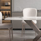 Glam Style Dining Rectangle Table Dining Sintered Stone Table for Home Use Clearhalo 'Dining Tables & Seating' 'Dining Tables' 'dining_table' 'furn' 'furn_dining_table' 'Furniture' 'Kitchen & Dining Furniture' 1200x1200_0c91bdda-e89f-4ad4-a3ca-d6af8baf9519
