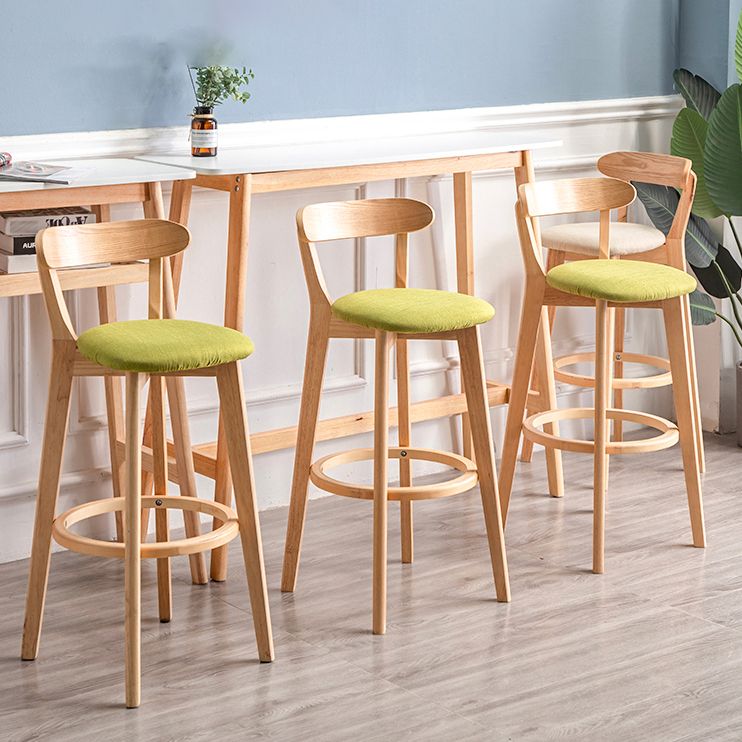 Contemporary Wood Dining Kitchen Room Armless Stool Low Back Bar Stool Clearhalo 'Bar Furniture' 'Bar Stools' 'bar_stools' 'furn' 'furn_bar_stools' 'Furniture' 'furniture_bar_stools' 'Kitchen & Dining Furniture' 1200x1200_0c9227f6-e14c-47d7-8da1-994f5b620c34