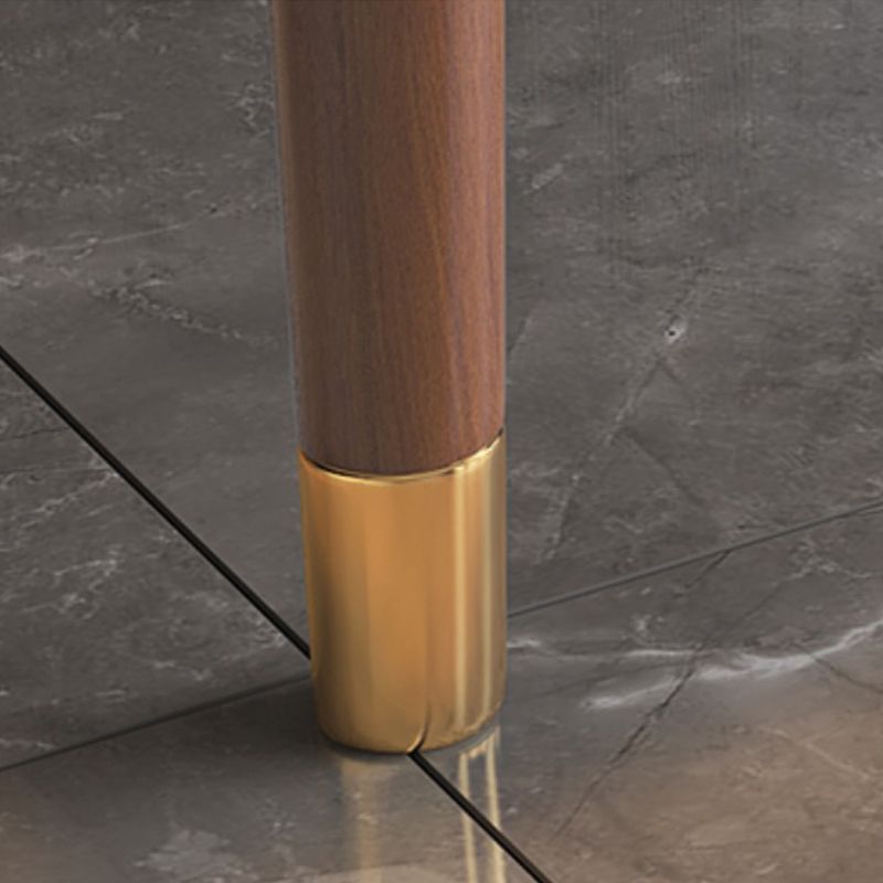 Glam Style Home Office Desk Solid Wood Base Rectangular Writing Desk Clearhalo 'furn' 'furn_office_desk' 'Furniture' 'Office Desks' 'Office Furniture' 'office_desk' 1200x1200_0c93c06a-46e1-4a0d-b362-5782898fe756