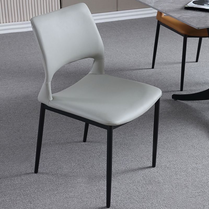 Sedia da pranzo aperta posteriore sedia da pranzo interno contemporaneo