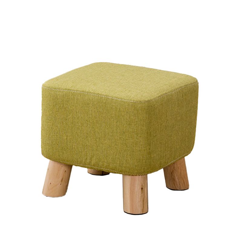 Fabric Standard Stool Contemporary Simple Square Upholstered Ottoman Clearhalo 'furn' 'furn_ottomans_poufs' 'Furniture' 'Living Room Furniture' 'Ottomans & Poufs' 'ottomans_poufs' 1200x1200_0c97b331-3425-4ed3-b499-96e19738cb7e