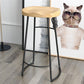 Juego de mesa y taburete de bar de madera maciza, juego de comedor de Pub de 1/2/4/5 piezas