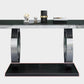 Rectangle Luxury Style Dining Table Fixed Table with Trestle Base Clearhalo ' dining_table' 'Dining Tables & Seating' 'Dining Tables' 'furn' 'furn_dining_table' 'Furniture' 'furniture_dining_table' 'Kitchen & Dining Furniture' 'kitchen&dining_furn' 'kitchen' 'kitchen_dining_table' 1200x1200_0c9afb6c-2e3d-45b9-a5d5-8ce1322e5b16