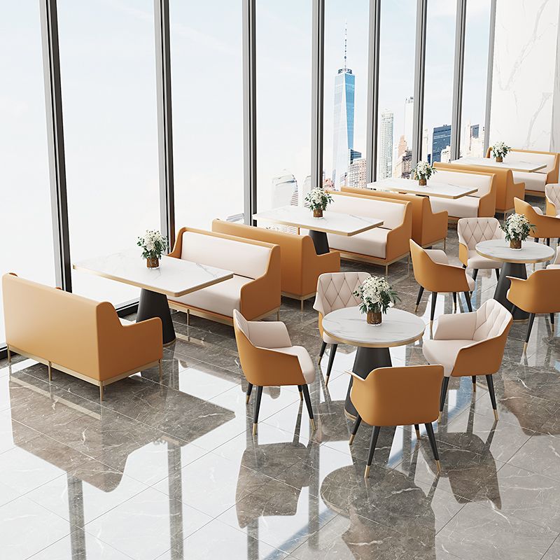Traditional Luxury Style Dining Table White Sintered Stone Table with Black Frame Clearhalo ' dining_table' 'Dining Tables & Seating' 'Dining Tables' 'furn' 'furn_dining_table' 'Furniture' 'furniture_dining_table' 'Kitchen & Dining Furniture' 'kitchen&dining_furn' 'kitchen' 'kitchen_dining_table' 1200x1200_0c9cf3c4-a0af-4b39-8d39-32a425b4ea92