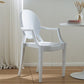 スカンジナビアのプラスチックダイニングチェアオープンホームダイニングサイドチェア