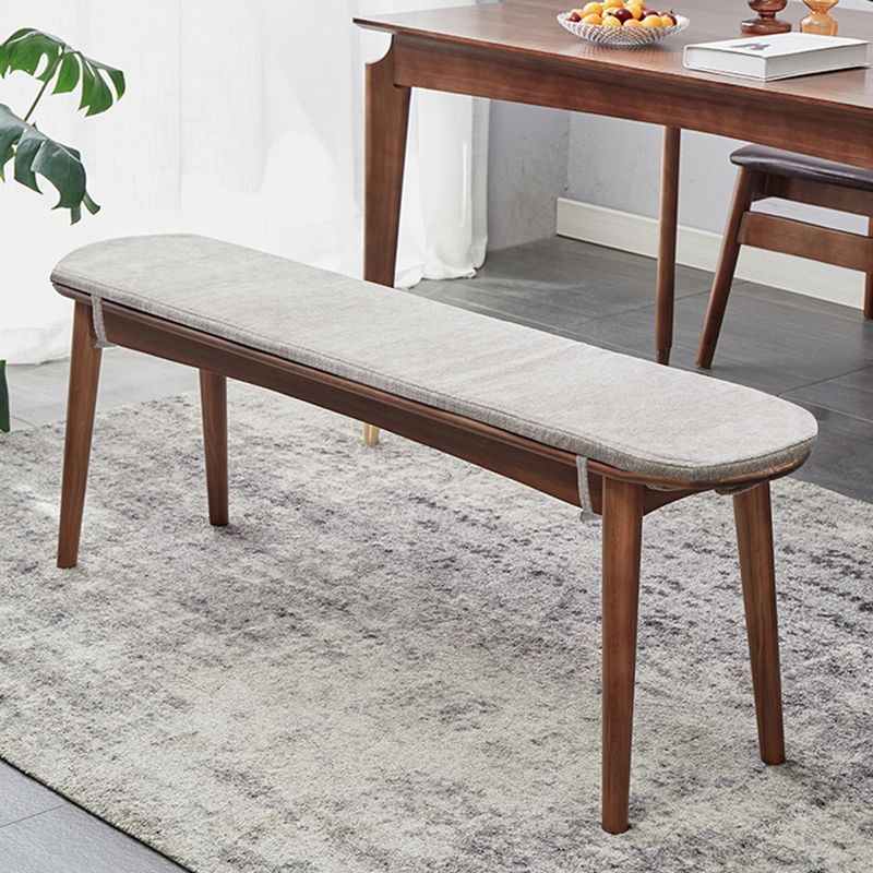 Moderne moderne bank 17,72 inch H dennenbank met rechte benen