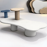 Table basse contemporaine géométrique en bois table basse unique