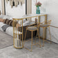 1/3 Pieces Oval Bar Stool and Table Set Glam Table and Stool Set Clearhalo 'Bar Furniture' 'furn' 'furn_home_bar_bar_sets' 'Furniture' 'Home Bars & Bar Sets' 'home_bar_bar_sets' 'Kitchen & Dining Furniture' 1200x1200_0ca3f073-92f3-4cf3-95fd-f433a06b8f52