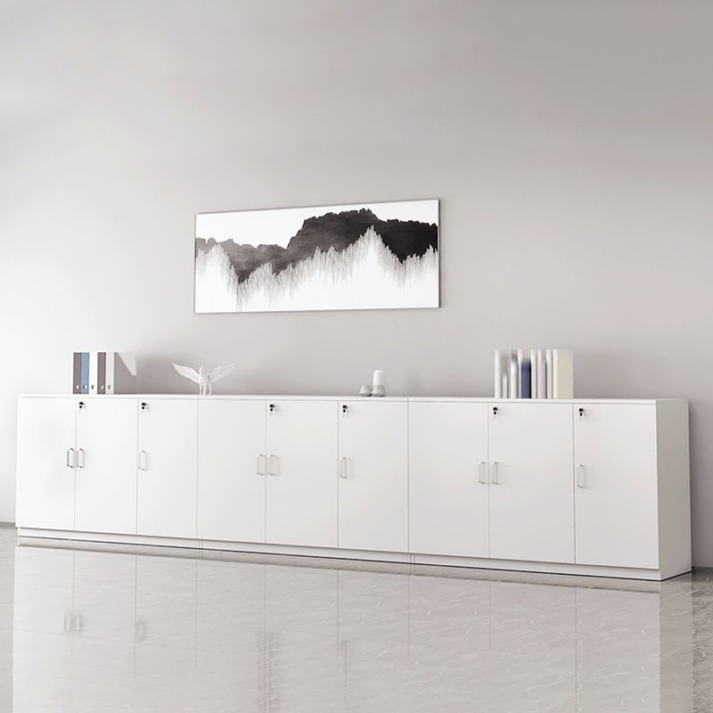 Mobile moderno in legno scaffali di stoccaggio regolabile laterale e cassetti di bloccaggio