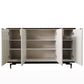 Glam Style Buffet Sideboard Stone Sideboard Buffet with Cabinets Clearhalo 'buffet_sideboard' 'Buffets & Sideboards' 'furn' 'furn_buffet_sideboard' 'Furniture' 'Kitchen & Dining Furniture' 1200x1200_0ca4dc3e-3b5f-4c28-9cc4-377c7cca9588