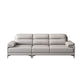 Contemporary Light Grey Sofa with Pillow Top Arm for Apartment 35.43" Clearhalo 'furn' 'furn_sectionals' 'Furniture' 'furniture_sectionals' 'kitchen' 'kitchen_sectionals' 'Living Room Furniture' 'Sectionals' 1200x1200_0ca614c7-e629-453d-b809-1d8a57081975