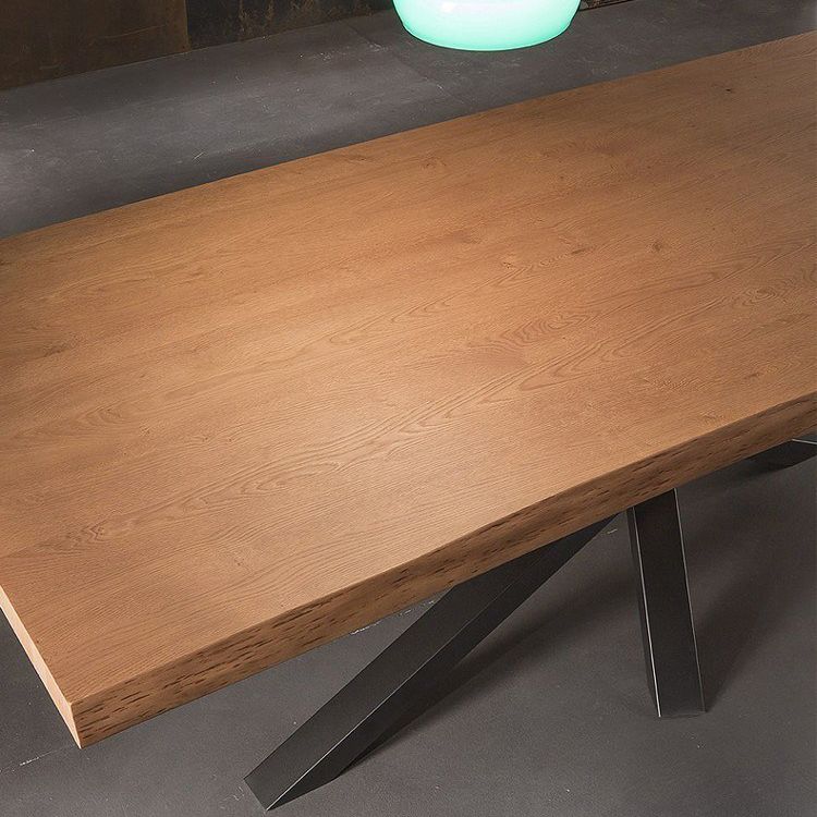 Solid Wood Dining Table Luxury Wood Color Dining Room Table for Kitchen Clearhalo 'Dining Tables & Seating' 'Dining Tables' 'dining_table' 'furn' 'furn_dining_table' 'Furniture' 'Kitchen & Dining Furniture' 1200x1200_0ca6c943-6c9c-4da4-bc40-2466b0f9a1af